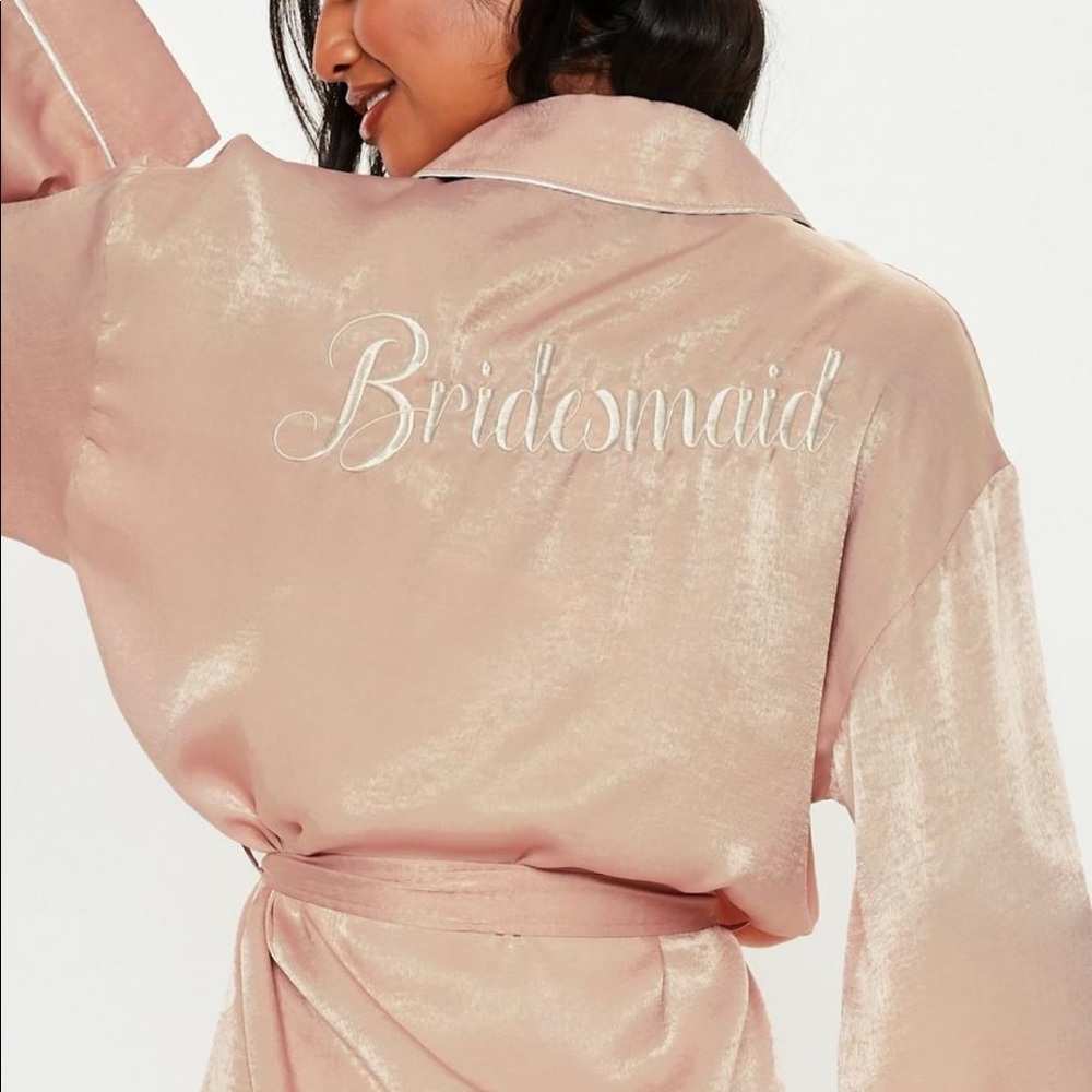 Missguided Bridesmaid Robe - Satin!
